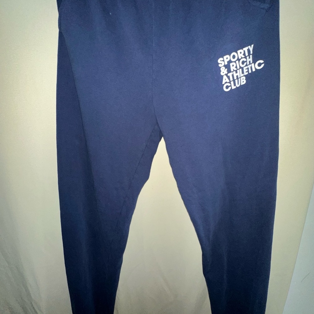 Sporty & Rich navy sweatpants size 30